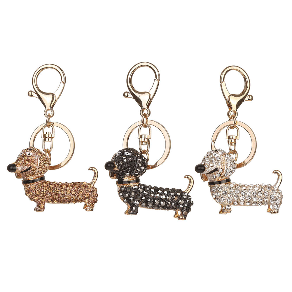 Dog Dachshund Keychain 001