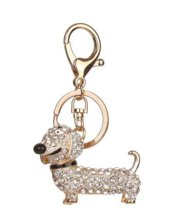 Dog Dachshund Keychain 007