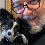 Russell Crowe and his dog named Louis